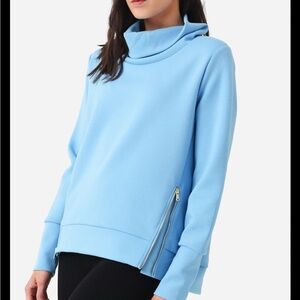 Addison Bay Everyday pullover Light Blue Cowl Neck Pullover Sweater